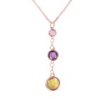 Embrace the Legacy of Love – Three Generations Birthstone Necklace – For Cherished Women in Your Family - Image 3