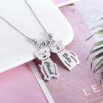 Forever Together – Engraved Silver Charm Necklace Celebrating the Bond Between Child and Beloved Pets - Image 3