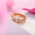 Carry Their Names Close – Rose Gold Name Ring for Cherished Connections - Image 5