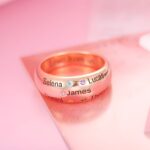 Embrace Your Loved Ones – Custom Name & Birthstone Ring in Rose Gold – A Cherished Treasure for Her - Image 6