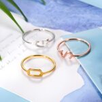 Embrace Your Story – Elegant Initial Stacking Ring – A Timeless Treasure for Her - Image 2