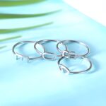 Embrace Your Story – Elegant Initial Stacking Ring – A Timeless Treasure for Her - Image 3