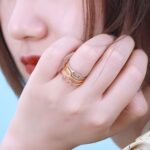 Embrace Your Story – Elegant Initial Stacking Ring – A Timeless Treasure for Her - Image 4