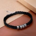 Embrace Connection – Handcrafted Sterling Silver Beaded Bracelet – For Him, A Token of Meaningful Bonds - Image 2