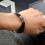 Embrace Connection – Handcrafted Sterling Silver Beaded Bracelet – For Him, A Token of Meaningful Bonds - Image 5