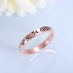 Embrace Your Story – Engraved Sterling Silver Stackable Rings – For Cherished Moments and Loved Ones - Image 4