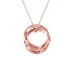 Embrace Your Circle of Love – Stacked Name Necklace – A Treasured Keepsake for Mom and Family - Image 3