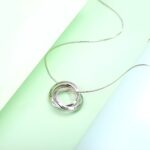 Embrace Your Circle of Love – Stacked Name Necklace – A Treasured Keepsake for Mom and Family - Image 4