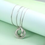 Embrace Your Circle of Love – Stacked Name Necklace – A Treasured Keepsake for Mom and Family - Image 5