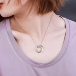 Embrace Your Circle of Love – Stacked Name Necklace – A Treasured Keepsake for Mom and Family - Image 6