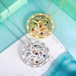 Embrace Your Roots – Custom Family Tree Necklace with Birthstones – A Cherished Tribute for Loved Ones - Image 8