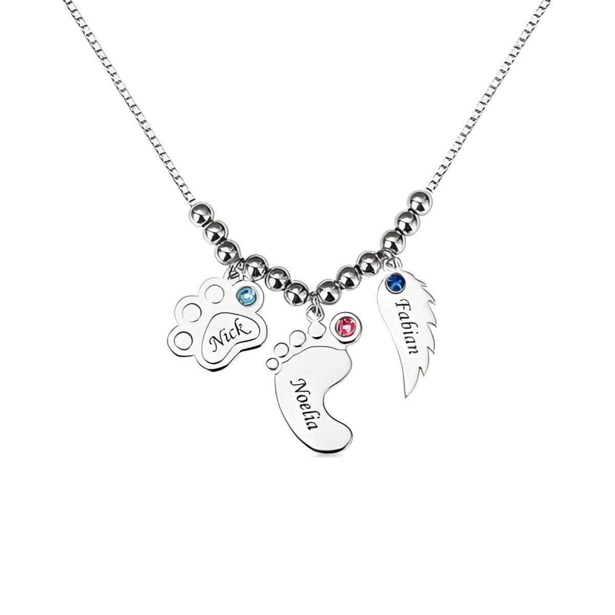 Personalized family pendant necklace for cherished memories