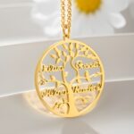Embrace Your Roots – Family Tree Name Necklace – A Heartfelt Tribute for Loved Ones - Image 7