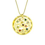 Embrace Your Roots – Custom Family Tree Necklace with Birthstones – A Treasured Keepsake for Loved Ones - Image 4