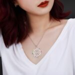 Embrace a Mother's Love – Steering Wheel Birthstone Necklace – A Heartfelt Mother's Day Treasure - Image 5