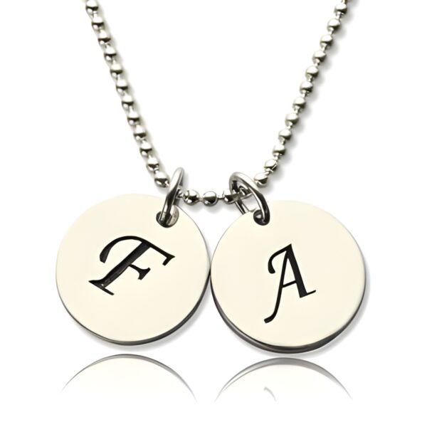 Personalized initial necklace for loved ones