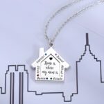 Embrace Her Heart – Sterling Silver Birthstone Family Name Necklace – A Timeless Treasure for Mom - Image 4