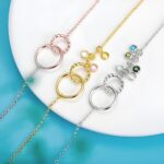 Embrace Eternal Bonds – Birthstone Necklace for Mother and Daughter – A Timeless Celebration of Love - Image 4