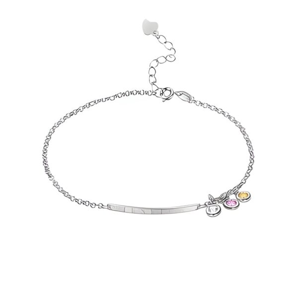 Personalized birthstone bracelet capturing unique stories