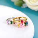 Embrace Your Family's Heart – Custom Gemstone Birthstone Ring for Cherished Moms - Image 5