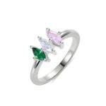 custom gemstone birthstone ring for moms