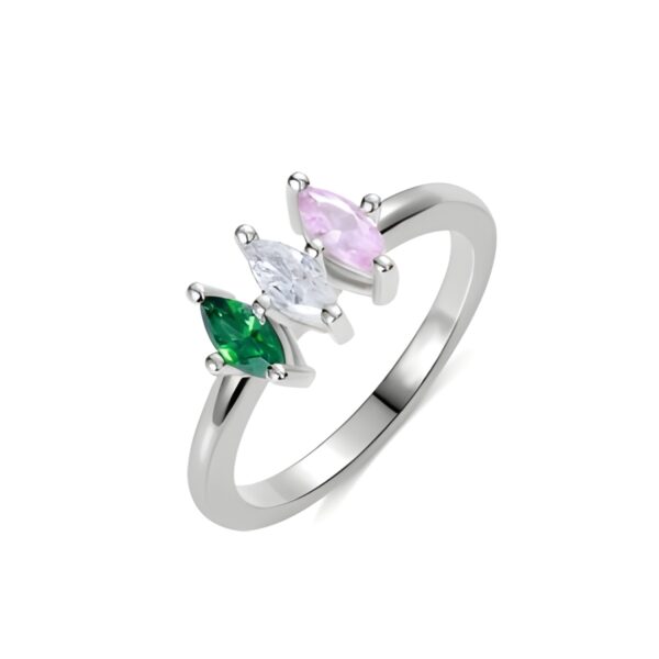 custom gemstone birthstone ring for moms
