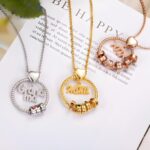 Embrace Family Bonds – Custom Name & Birthstone Necklace for Cherished Mothers - Image 5
