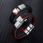 Carry Strength and Style – Handwoven Leather Bracelet for Him – A Thoughtful Tribute for Dad or Loved One - Image 7