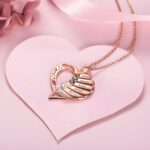 Carry Their Love Close – Custom Family Name & Birthstone Necklace – A Timeless Treasure for Mom - Image 2