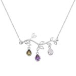 Embrace Your Roots – Birthstone Family Tree Necklace – A Cherished Keepsake for Mothers and Grandmothers - Image 2