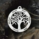 Embrace Your Family's Story – Engraved Tree of Life Necklace – A Cherished Keepsake for Mom - Image 4