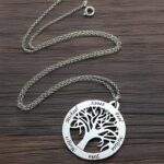 Embrace Your Family's Story – Engraved Tree of Life Necklace – A Cherished Keepsake for Mom - Image 5