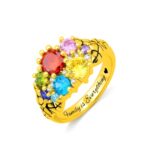 Embrace a Garden of Love – Birthstone Ring for Cherished Mothers - Image 2