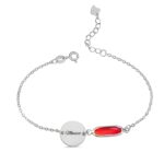 Custom birthstone name bracelet for cherished loved ones