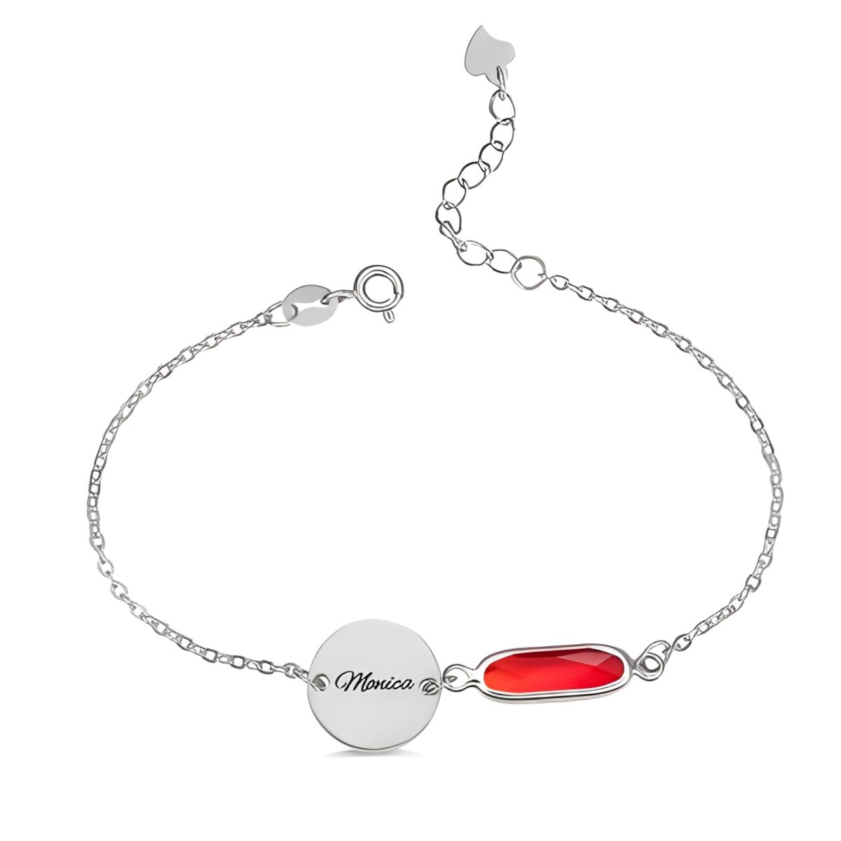 Custom birthstone name bracelet for cherished loved ones