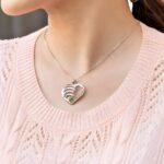 Carry Their Love Close – Heart-Shaped Name & Birthstone Necklace – For Cherished Family Moments - Image 5