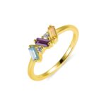 Embrace Your Story – Birthstone Ring with 1 to 6 Radiant Gems – A Cherished Treasure for Loved Ones - Image 3