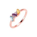 Embrace Your Story – Birthstone Ring with 1 to 6 Radiant Gems – A Cherished Treasure for Loved Ones - Image 4