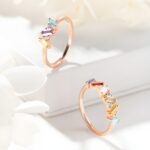 Embrace Your Story – Birthstone Ring with 1 to 6 Radiant Gems – A Cherished Treasure for Loved Ones - Image 7
