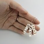 Carry Their Names Close – Vertical Multi-Name Sterling Silver Necklace – A Cherished Keepsake for Moms and Grandmothers - Image 3