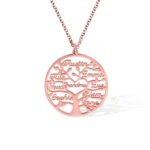 Embrace Your Roots – Custom Family Tree Necklace with Names – A Timeless Tribute for Loved Ones - Image 2