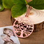 Embrace Your Roots – Custom Family Tree Necklace with Names – A Timeless Tribute for Loved Ones - Image 6