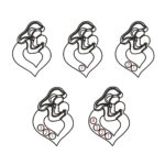 Embrace the Bond of Love – Sterling Silver Mother and Child Necklace with Birthstones – A Cherished Keepsake for Mom - Image 2