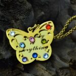 Embrace Her Story – Birthstone Butterfly Necklace – A Cherished Keepsake for Mom and Grandma - Image 3