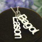 Hold Loved Names Close – Vertical Name Necklace – For Cherished Moms and Sweethearts - Image 3