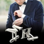 Carry Your Story – Sterling Silver Initial Cufflinks – For Him on Life’s Special Days - Image 2
