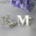 Carry Your Story – Sterling Silver Initial Cufflinks – For Him on Life’s Special Days - Image 4