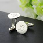 Embrace Timeless Elegance – Sterling Silver Circle Cufflinks – For Him on Special Occasions - Image 3
