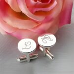 Embrace Timeless Elegance – Sterling Silver Circle Cufflinks – For Him on Special Occasions - Image 4