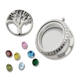 Embrace Your Roots – Family Tree Floating Locket Necklace – A Cherished Keepsake for Mothers - Image 4